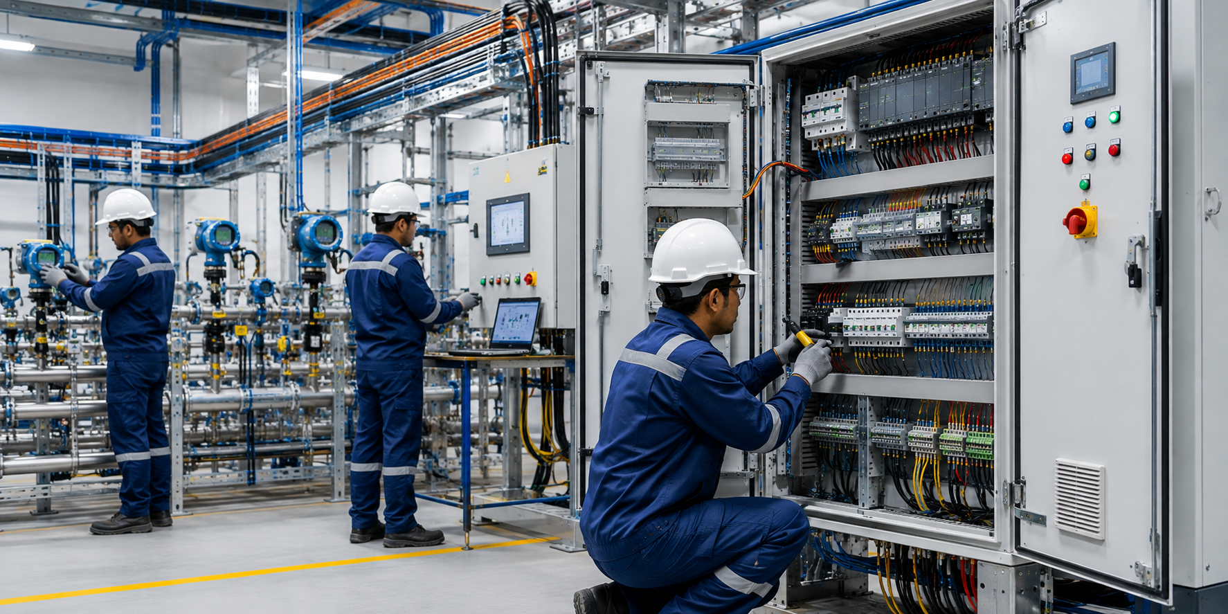 Site commissioning team